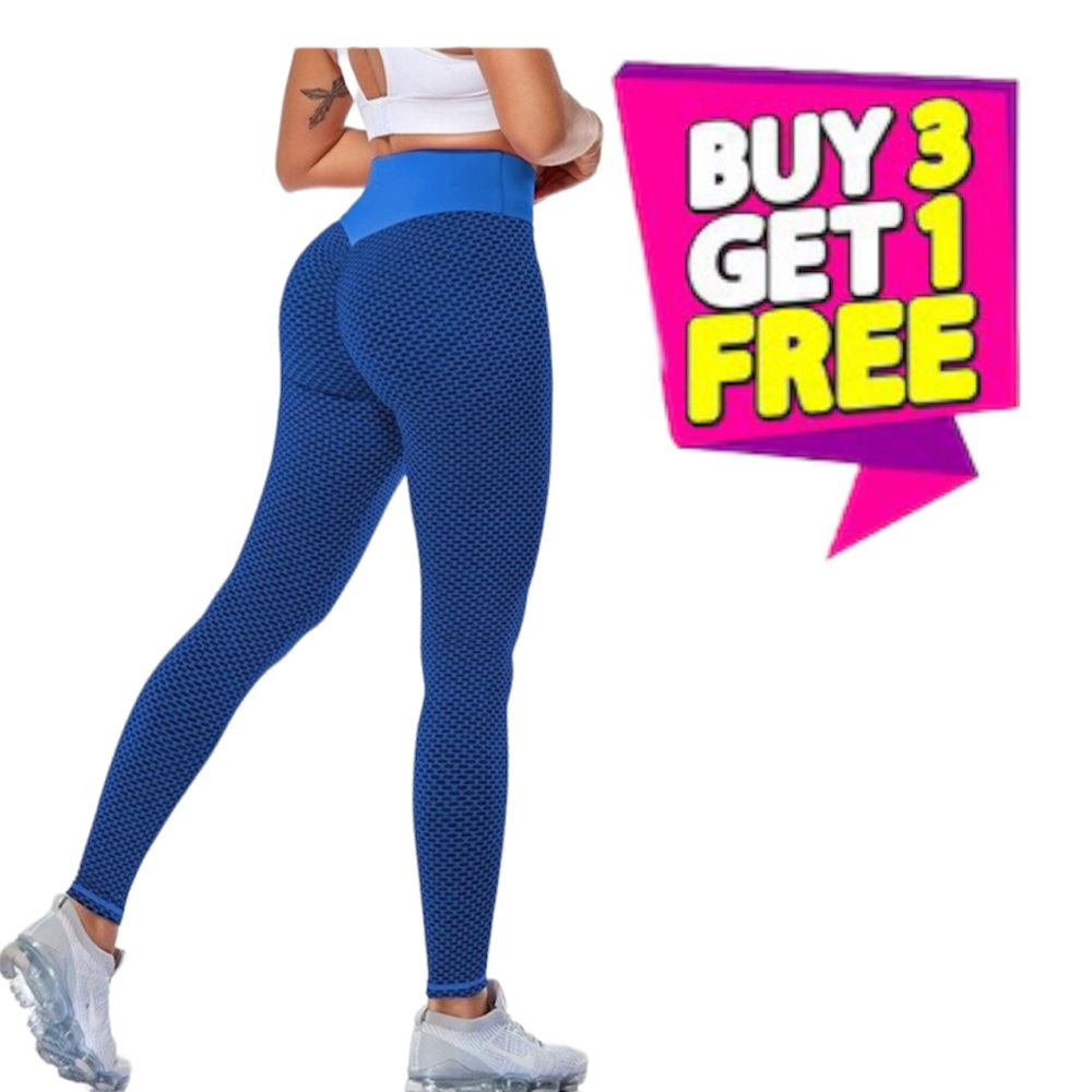 Women's High Waisted Leggings Slimming Scrunch Booty Ruched Butt Lift Yoga Pants